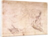 Studies of hands and an arm by Michelangelo Buonarroti