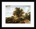 Road on the Dyke by Meindert Hobbema