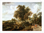 Road on the Dyke by Meindert Hobbema