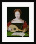 Mary Magdalene Playing a Lute by Master of the Female Half Lengths
