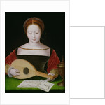 Mary Magdalene Playing a Lute by Master of the Female Half Lengths
