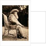 Claude Monet in the garden of Giverny, 1915 by French Photographer