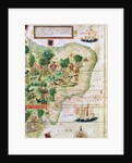 Brazil from the 'Miller Atlas' by Pedro Reinel, c.1519 by Portuguese School