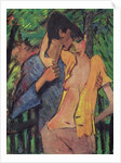 Lovers, 1919 by Otto Muller or Mueller