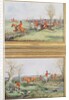 Pair of Hunting Scenes, 19th century by Henry Thomas Alken