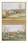 Pair of Hunting Scenes, 19th century by Henry Thomas Alken