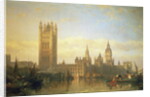 New Palace of Westminster from the River Thames by David Roberts