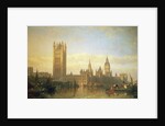 New Palace of Westminster from the River Thames by David Roberts
