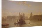 Shipping on the Thames at Greenwich by David Roberts