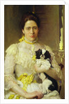 Lady with a lap dog by Eduardo-Leon Garrido
