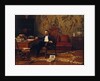 Louis Signorino seated in his study by Gustave Bourgain