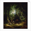 Gypsy Encampment in the New Forest, 19th century by William Snr. Shayer