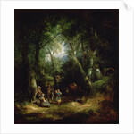 Gypsy Encampment in the New Forest, 19th century by William Snr. Shayer