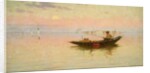 Fishing on the Lagoon, Venice, c.1890 by Walter Blackman