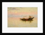 Fishing on the Lagoon, Venice, c.1890 by Walter Blackman