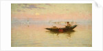 Fishing on the Lagoon, Venice, c.1890 by Walter Blackman