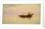 Fishing on the Lagoon, Venice, c.1890 by Walter Blackman