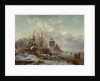 Winter Scene, 19th century by Andreas Schelfhout