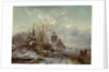 Winter Scene, 19th century by Andreas Schelfhout