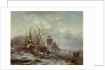 Winter Scene, 19th century by Andreas Schelfhout