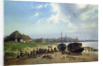 View of the Dutch Coast by Johan Gerard Smits