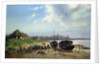 View of the Dutch Coast by Johan Gerard Smits