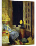 Madame Hessel in her Sitting Room, the Window opened into the Night, 1926-1939 by Edouard Vuillard