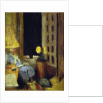 Madame Hessel in her Sitting Room, the Window opened into the Night, 1926-1939 by Edouard Vuillard