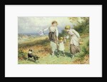 Returning from the Village, 19th century by Myles Birket Foster