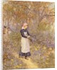Gathering wood for mother by Helen Allingham
