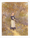 Gathering wood for mother by Helen Allingham
