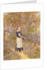 Gathering wood for mother by Helen Allingham