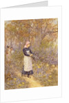 Gathering wood for mother by Helen Allingham