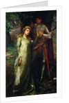 A knight and his lady by William G. Mackenzie