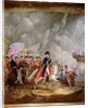 Vase with depiction of Wellington and his officers at the battle of Waterloo in 1815 by School English
