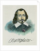 Samuel de Champlain illustration from Volume IV of 'Narrative and Critical History of America', 1886 by English School