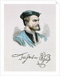 Jacques Cartier illustration from Volume IV of 'Narrative and Critical History of America', 1886 by English School