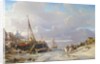 Port en Bretagne, 1861 by Louis Eugene Gabriel Isabey