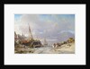 Port en Bretagne, 1861 by Louis Eugene Gabriel Isabey