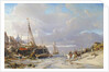 Port en Bretagne, 1861 by Louis Eugene Gabriel Isabey