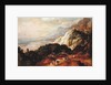 A Mountainous Landscape with Figures and Mules by Joos or Josse de The Younger Momper
