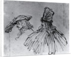 Two Actors by Rembrandt Harmensz. van Rijn
