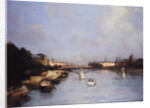 River Seine, Paris by Antoine Vollon