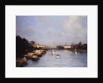 River Seine, Paris by Antoine Vollon