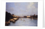 River Seine, Paris by Antoine Vollon