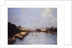 River Seine, Paris by Antoine Vollon