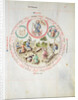 MS 2a Astron 1, fol 5.2 Astrological chart depicting Wednesday by School German