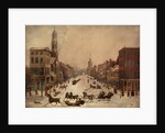 Wall Street in Winter by Peter Maverick