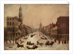 Wall Street in Winter by Peter Maverick