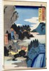 Mountain landscape by Ando or Utagawa Hiroshige